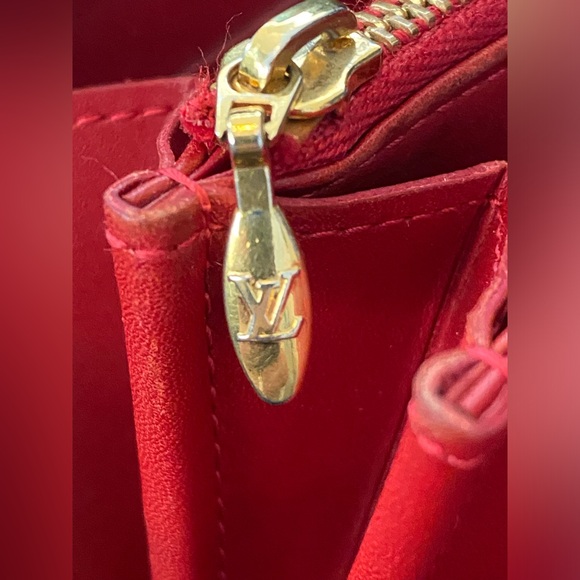 Louis Vuitton Monogram Vernis Patent Leather continental Wallet Scarlet Red - Picture 13 of 16